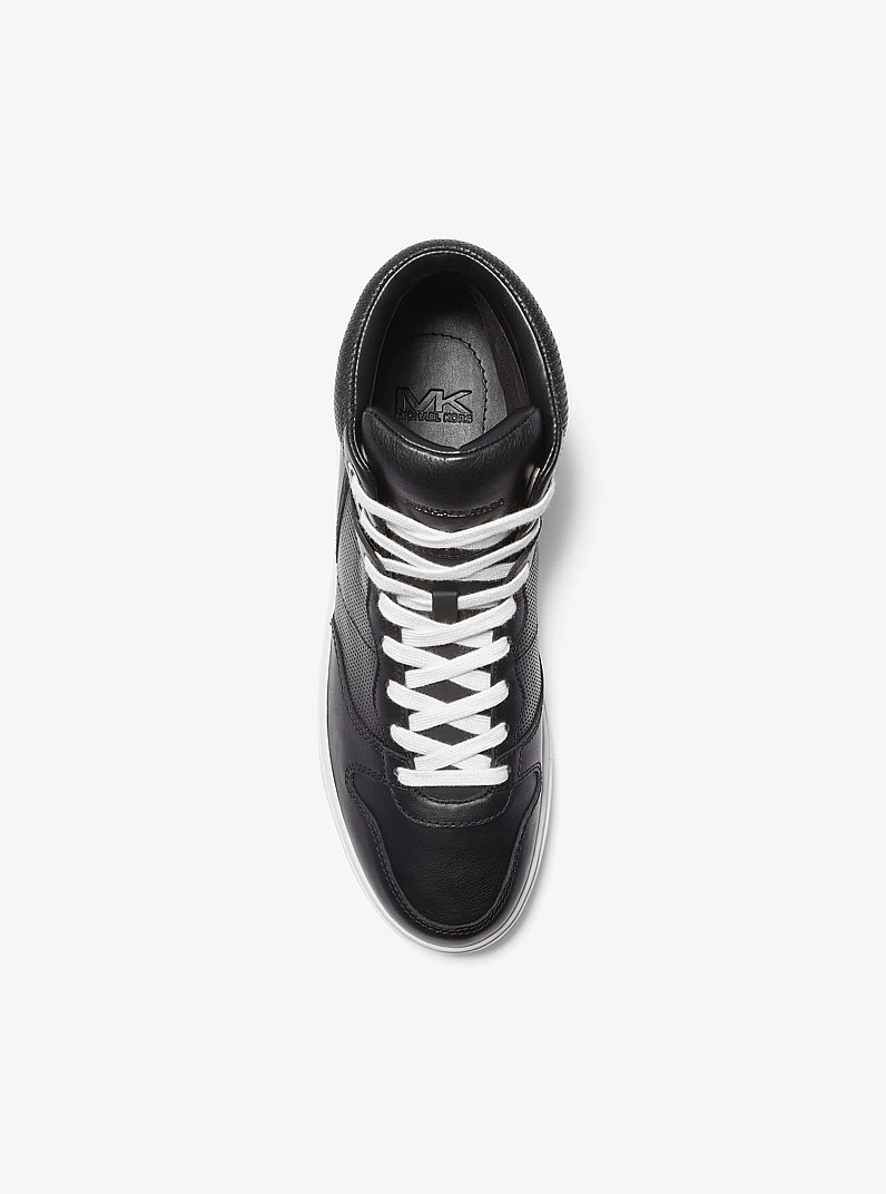 Barett Leather High-Top Sneaker | Michael Kors Canada [CA]