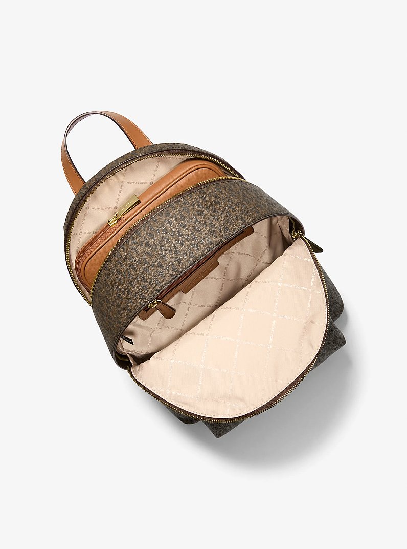 Sally Medium 2-In-1 Logo Backpack in BRN/ACORN | Michael Kors