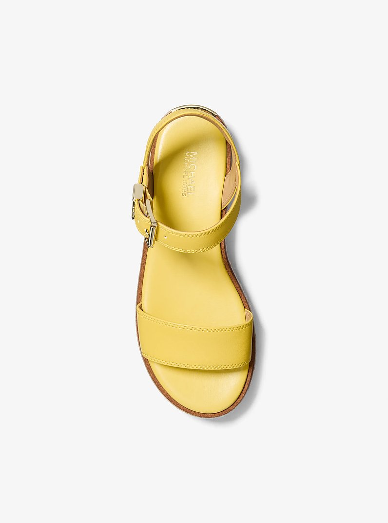 Sandale compens&eacute;e Richie in JAUNE MARGUERITE | Michael Kors