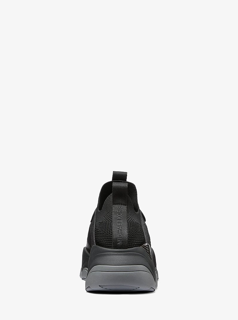 Sneaker Atlas aus Materialmix in SCHWARZ | Michael Kors