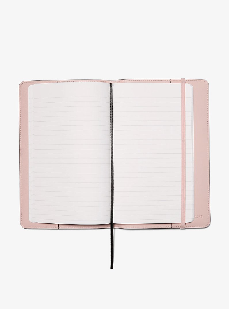 Medium Signature Logo Notebook in POWDER BLUSH | Michael Kors