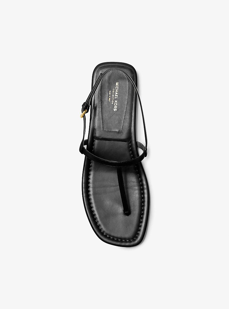 Sandalia Ali de piel in NEGRO | Michael Kors