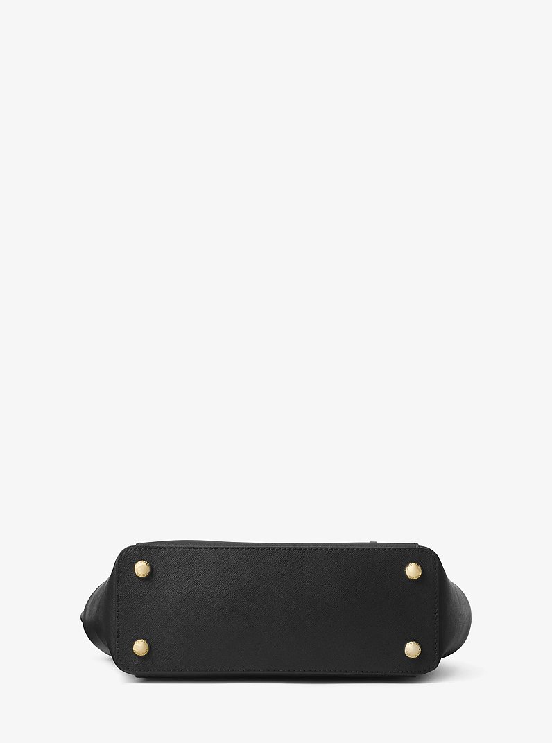 Jet Set Large Crossgrain Leather Top-Zip Tote Bag