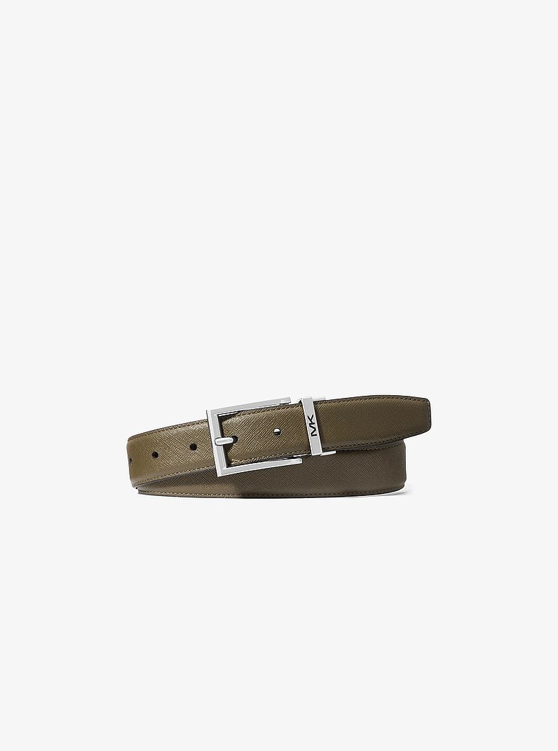 Reversible Belt in OLIVE | Michael Kors