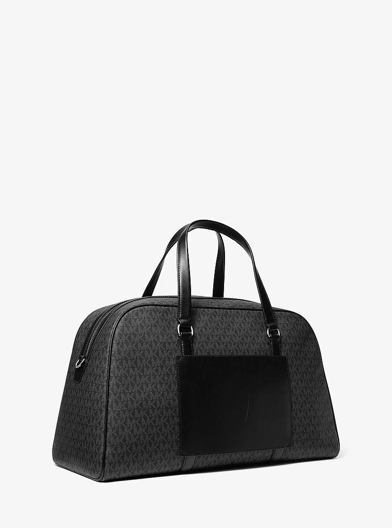 Tr&egrave;s grand sac de fin de semaine Jet Set Travel &agrave; logo embl&eacute;matique in NOIR | Michael Kors