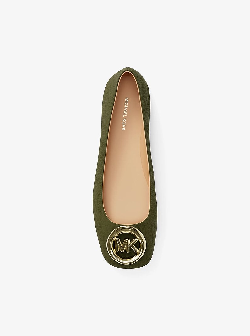 Milan Suede Ballet Flat in PISTACHIO | Michael Kors