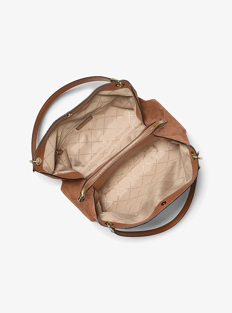 Christina Large Shoulder Bag in LUGGAGE | Michael Kors