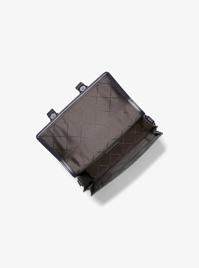 Cooper Signature Logo Trunk Crossbody Bag in ADMRL/PLBLUE | Michael Kors