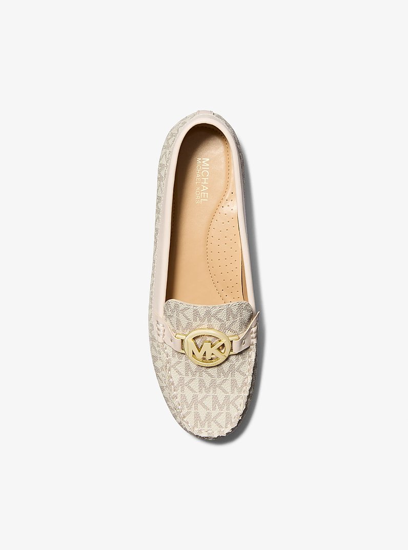 Fulton Signature Logo Moccasin in VANILLA | Michael Kors