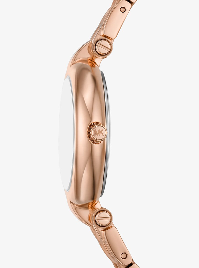 Montre miniature Laney de ton or rose in ROUGE POURPRE | Michael Kors