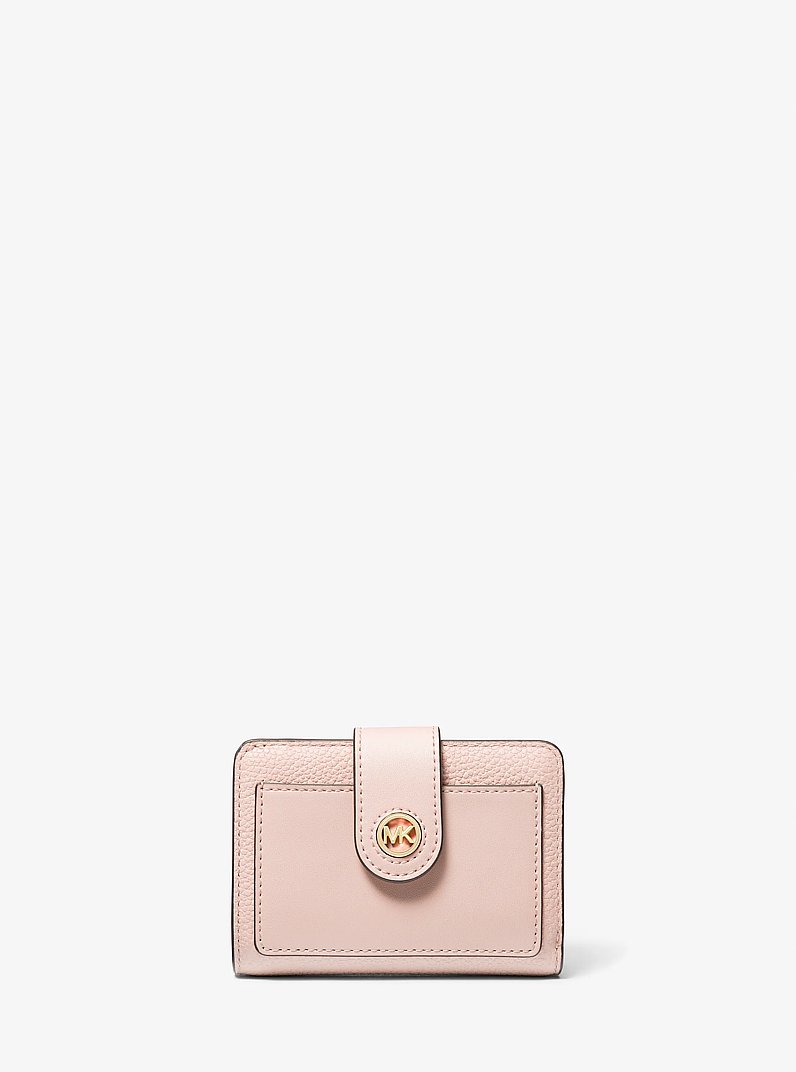 Petit portefeuille Mercer en cuir in ROSE DOUX | Michael Kors