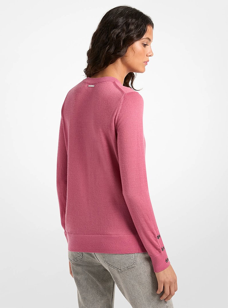 Wool Sweater in ROSEWOOD | Michael Kors