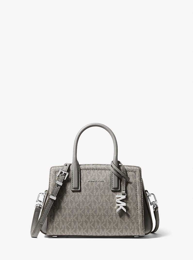 Laila Extra-Small Signature Logo Crossbody Bag in ROSEWOOD - Sale