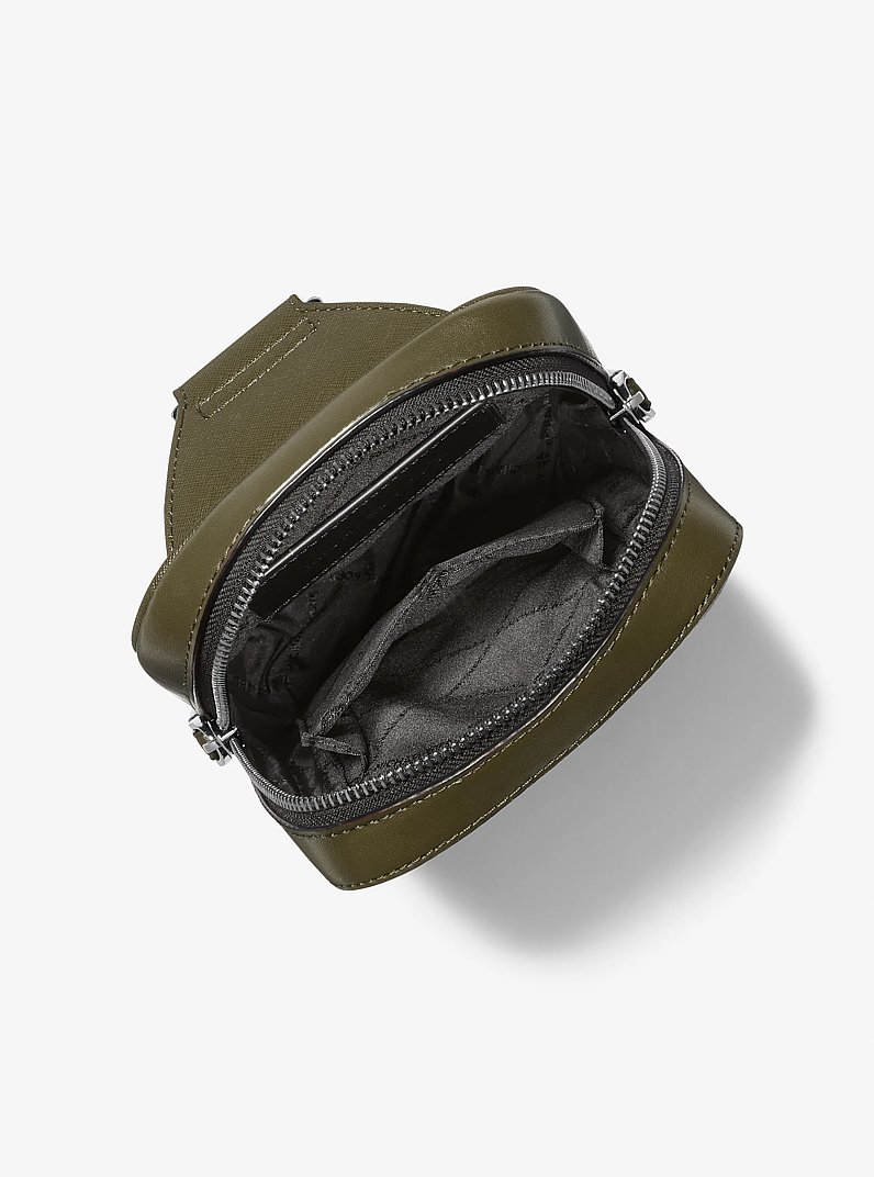 Rivington Leather Sling Pack in OLIVE - Sale | Michael Kors [US]