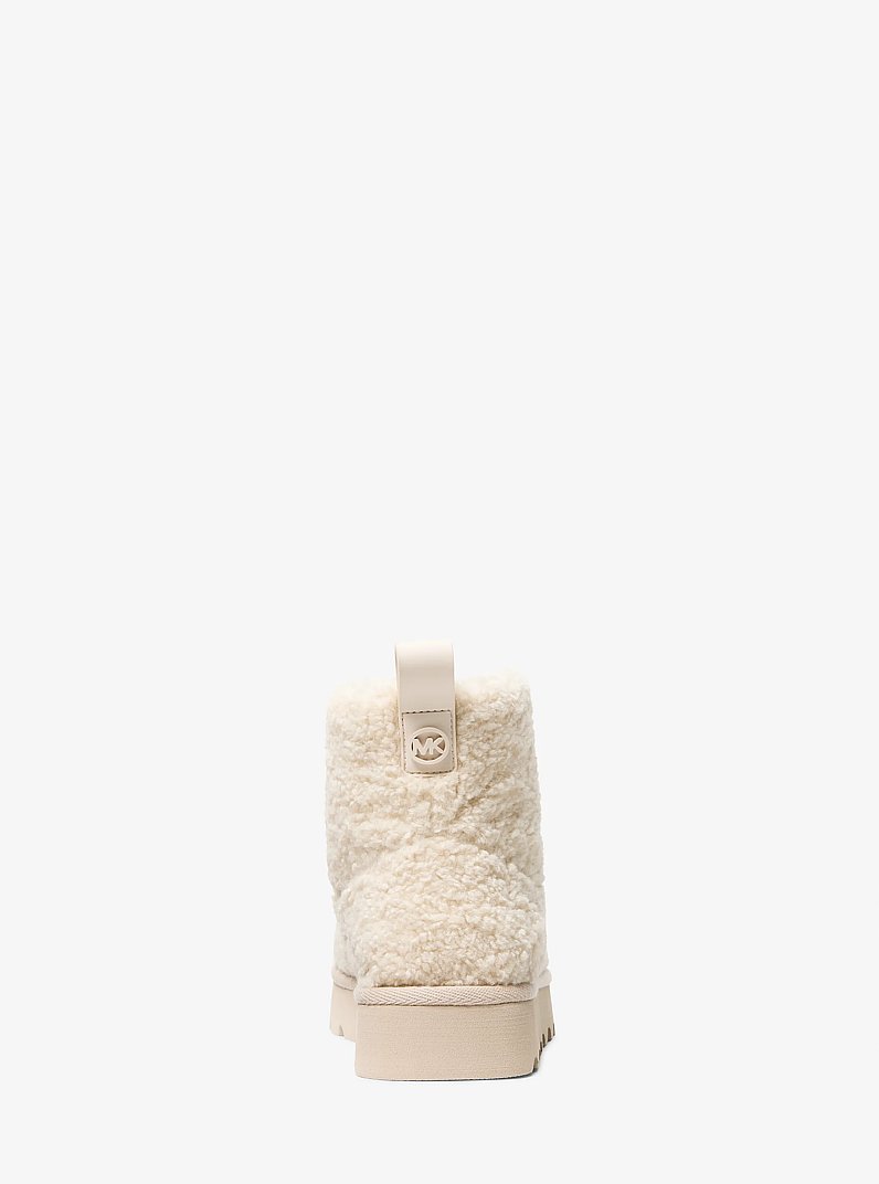 Winnie Faux Shearling Boot in NATURAL | Michael Kors