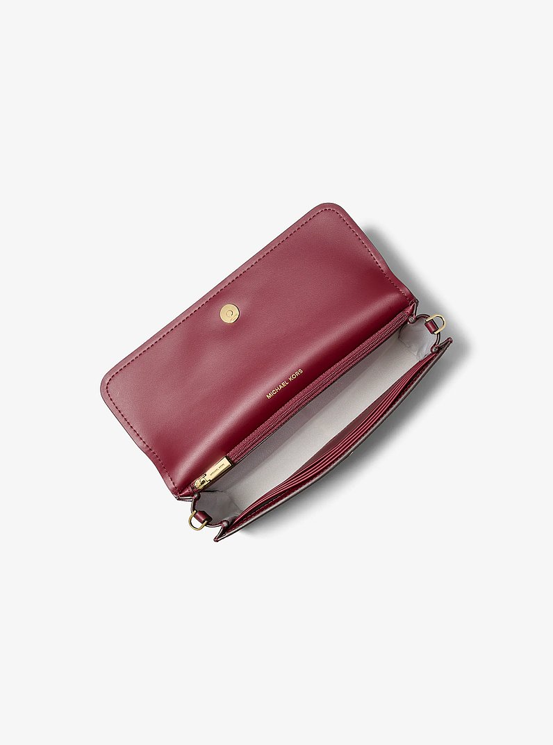 Bandolera Jet Set convertible peque&ntilde;a con nuestro logotipo exclusivo in ROJO INTENSO | Michael Kors