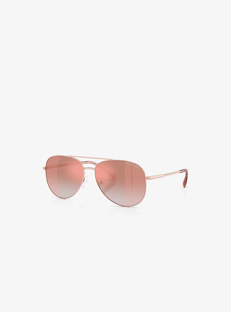 Perledo Sunglasses in ROSE GOLD | Michael Kors