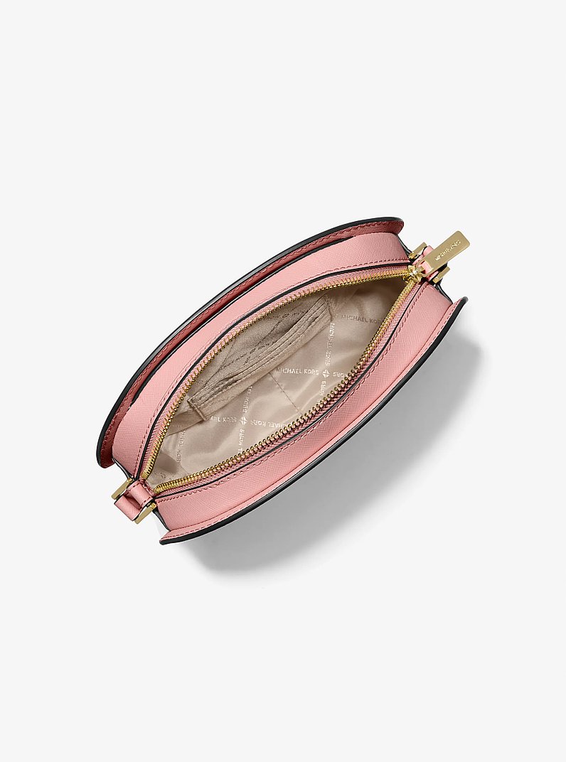 Bandolera Jet Set Travel mediana de piel saffiano in PRIMROSE | Michael Kors