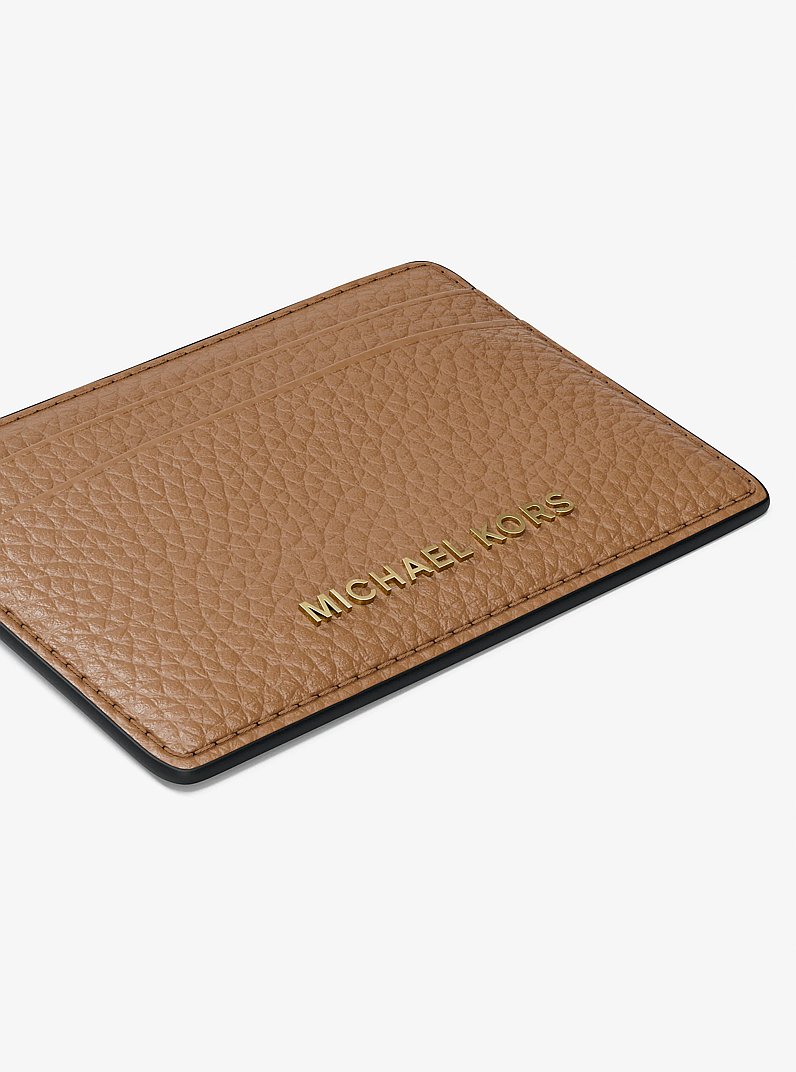 Kartenetui aus gekrispeltem Leder in [3740] | Michael Kors