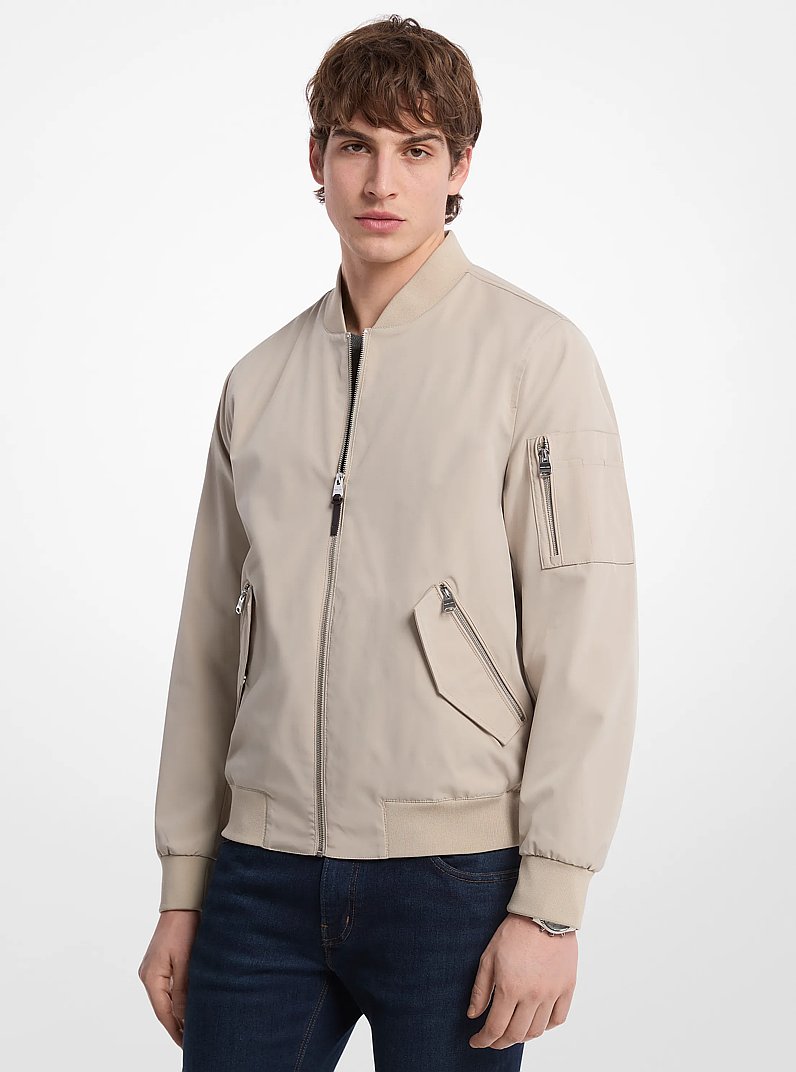 Benue Bomber Jacket in KHAKI | Michael Kors