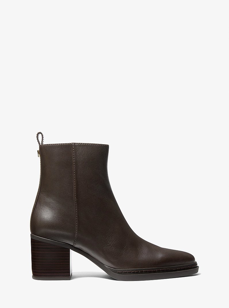 Lex Leather Boot in CHOCOLATE | Michael Kors