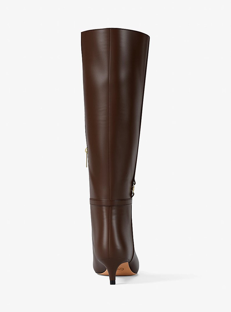 Nalia Kitten-Heel Boot in NUTMEG | Michael Kors