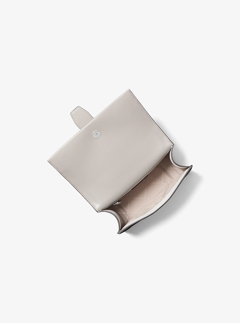 Greenwich Small Color-Block Signature Logo Crossbody Bag in BLANCO INTENSO | Michael Kors