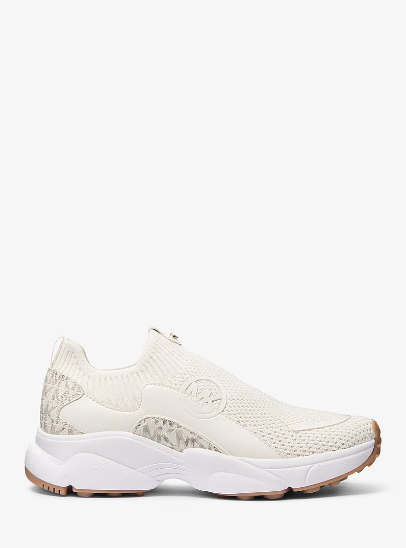 Pantofi sport Sami din tricot elastic in CREM | Michael Kors
