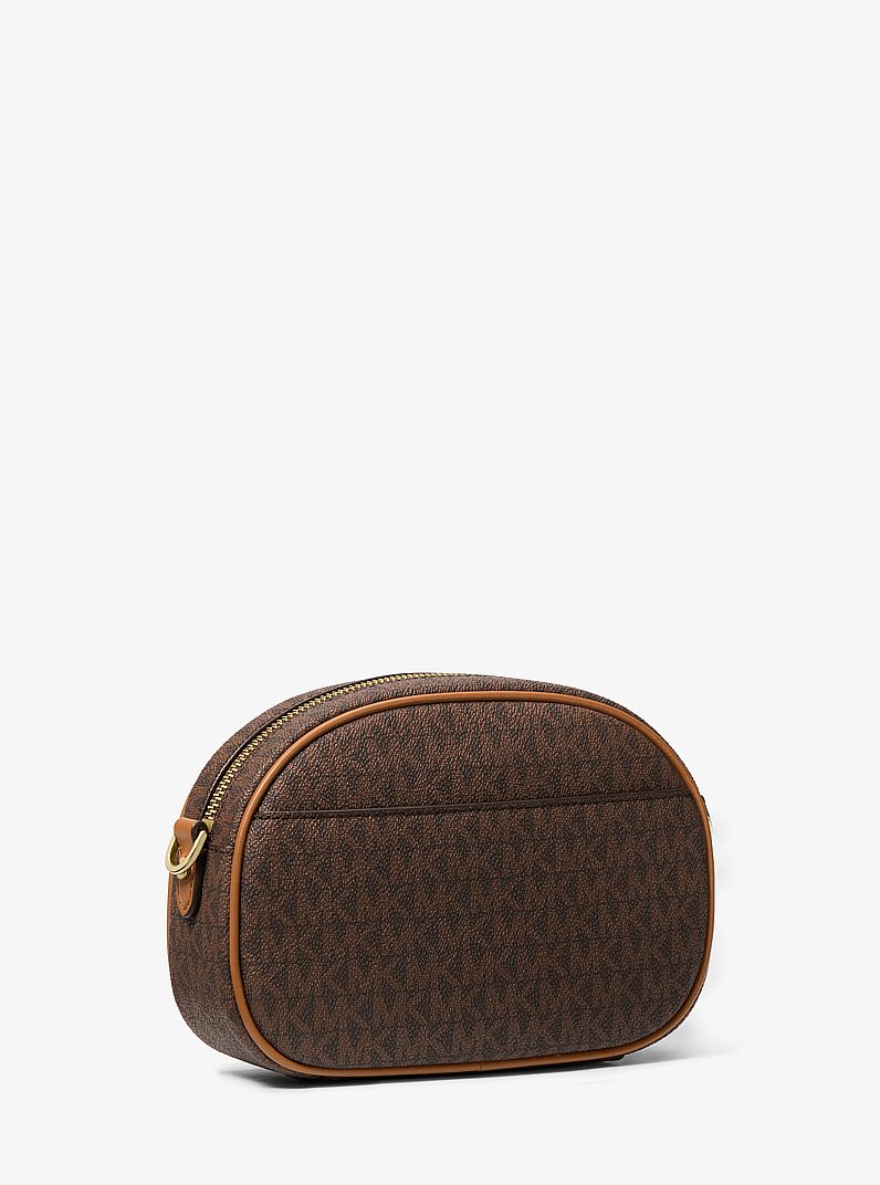 Wandelbare Kameratasche Jet Set Small mit Logo in BRN/EICHELBR | Michael Kors