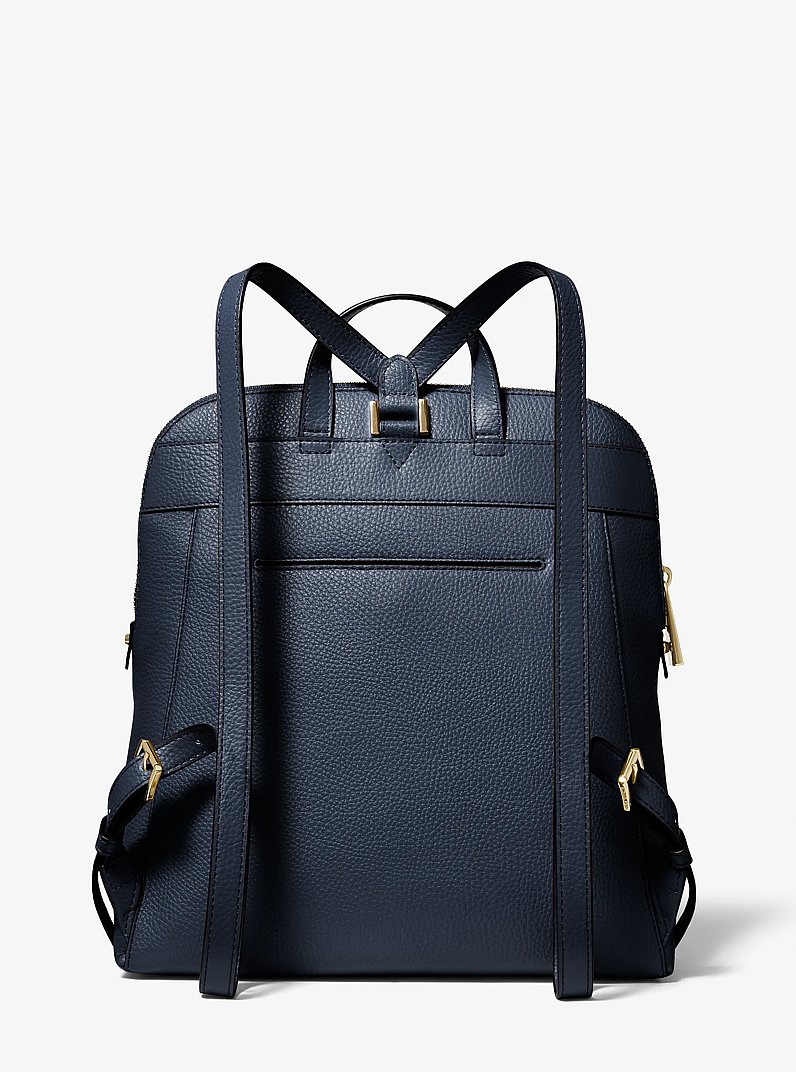 Rhea Medium Pebbled Slim Backpack