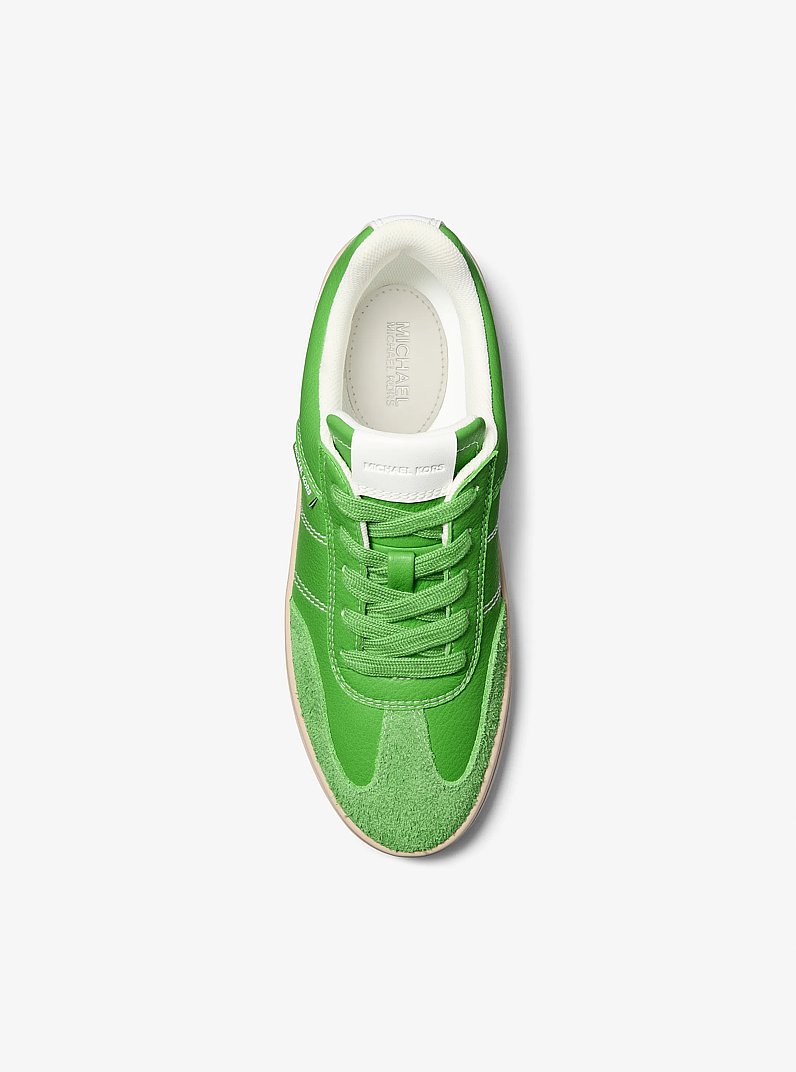 Kai Mixed-Media Sneaker in JUNGLE - Sale | Michael Kors [US]