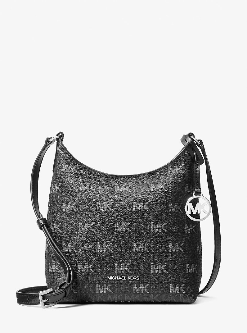 Petit sac &agrave; bandouli&egrave;re Maya &agrave; logo Signature in NOIR | Michael Kors