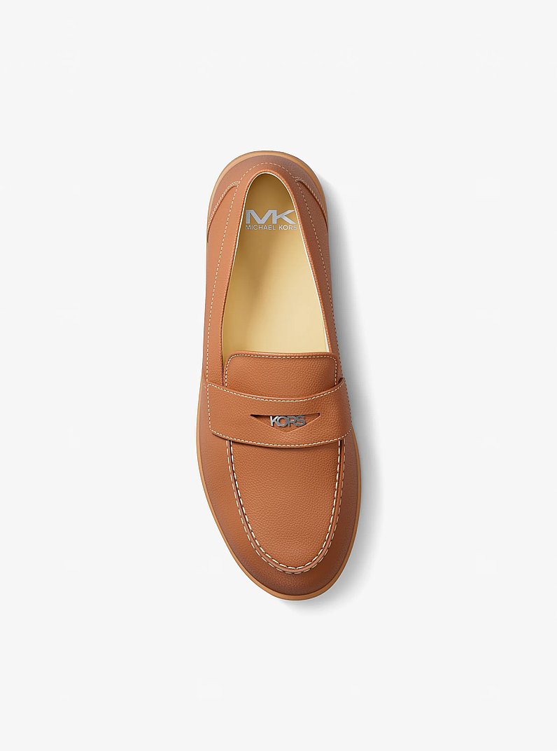 Hugh Slip-On Loafer in LUGGAGE | Michael Kors