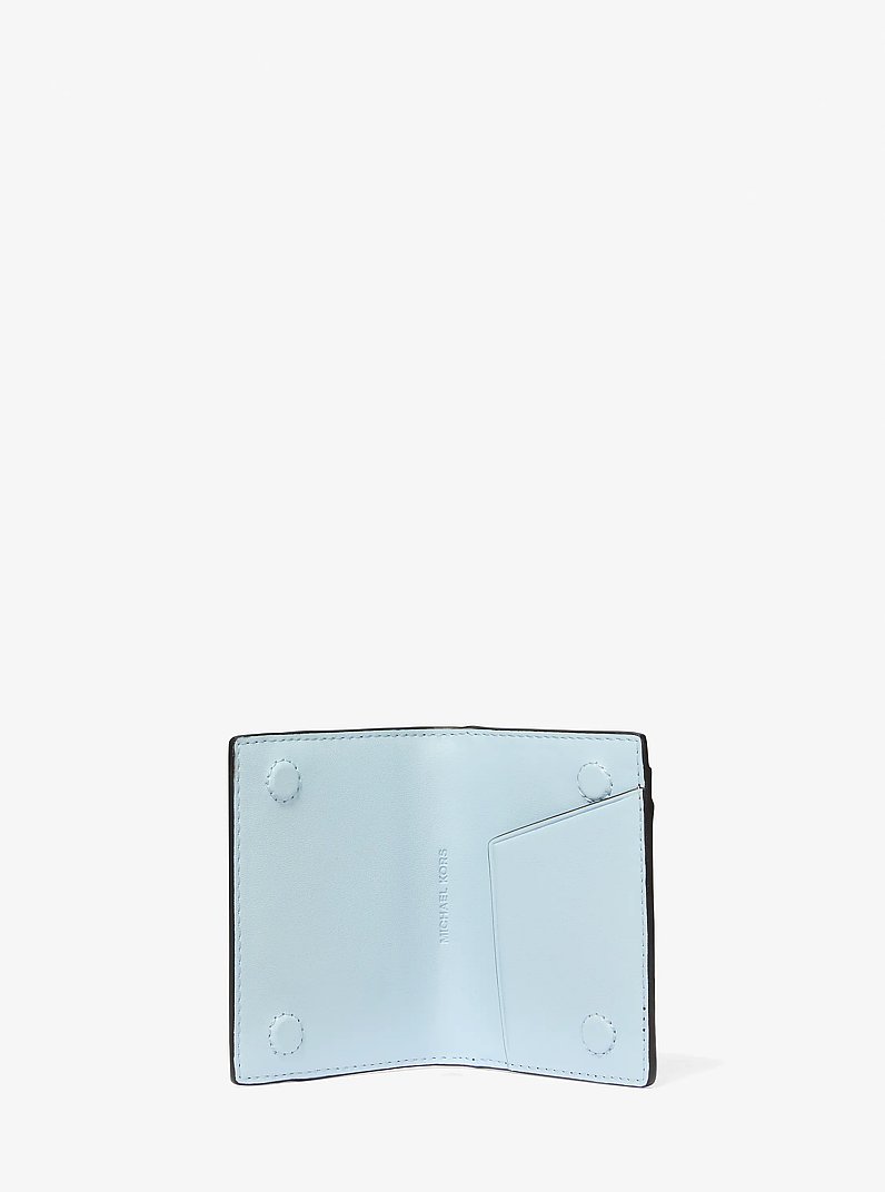 Cooper Large Signature Logo Folio Bi-Fold Wallet in ADMIRL MULTI | Michael Kors