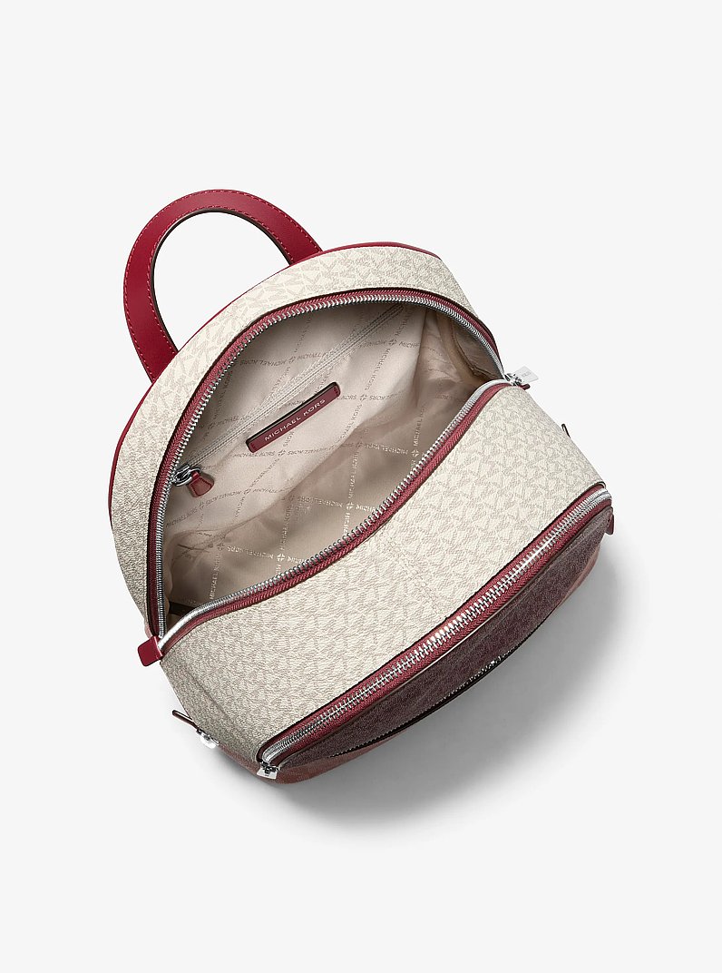 Rhea Medium Color-Block Signature Logo Backpack | Michael Kors [US]