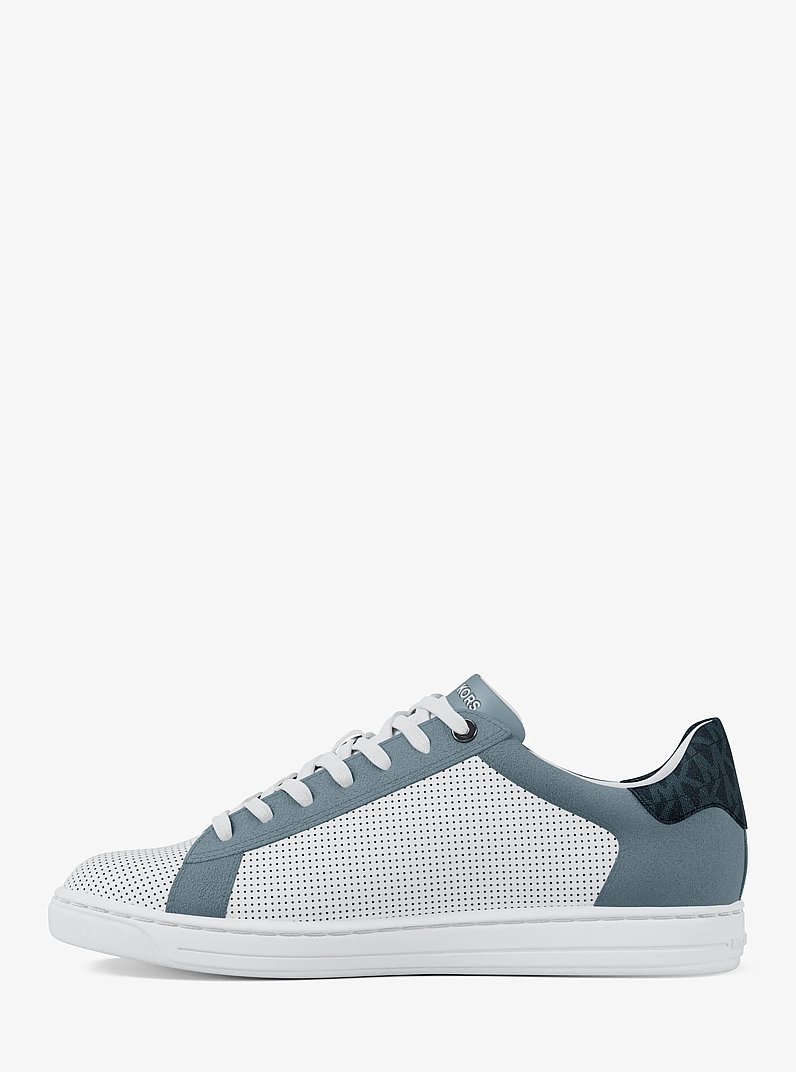 Jacob Mixed-Media Sneaker in PL OCN MLTI | Michael Kors