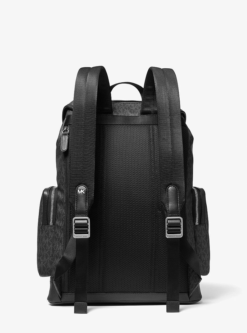 Hudson Logo Backpack in BLACK | Michael Kors