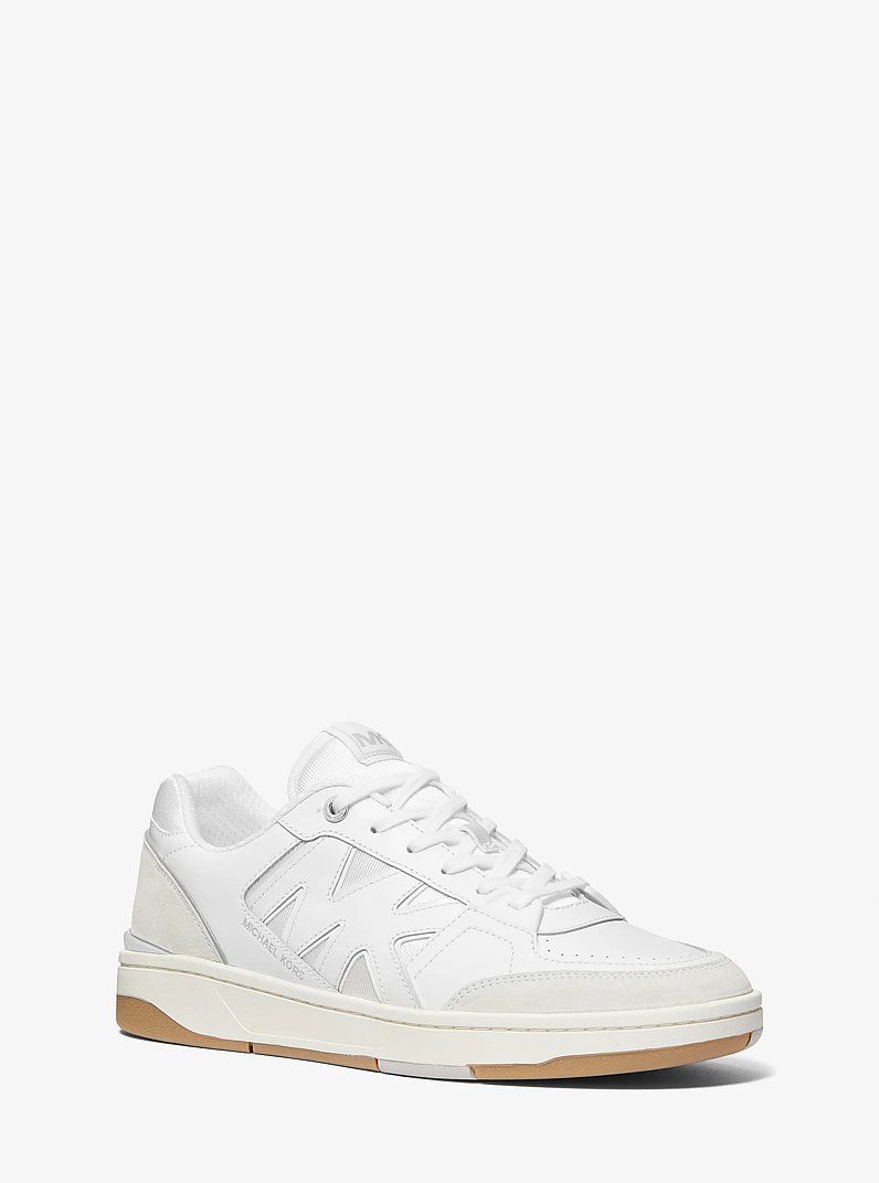 Rebel Leather Sneaker in OPWHT MULTI | Michael Kors