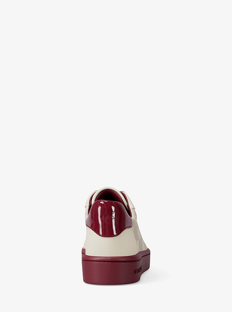 Scotty Logo Jacquard Sneaker in MULBERRY | Michael Kors