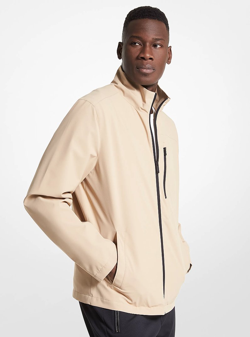 Golf Woven Jacket in KHAKI | Michael Kors