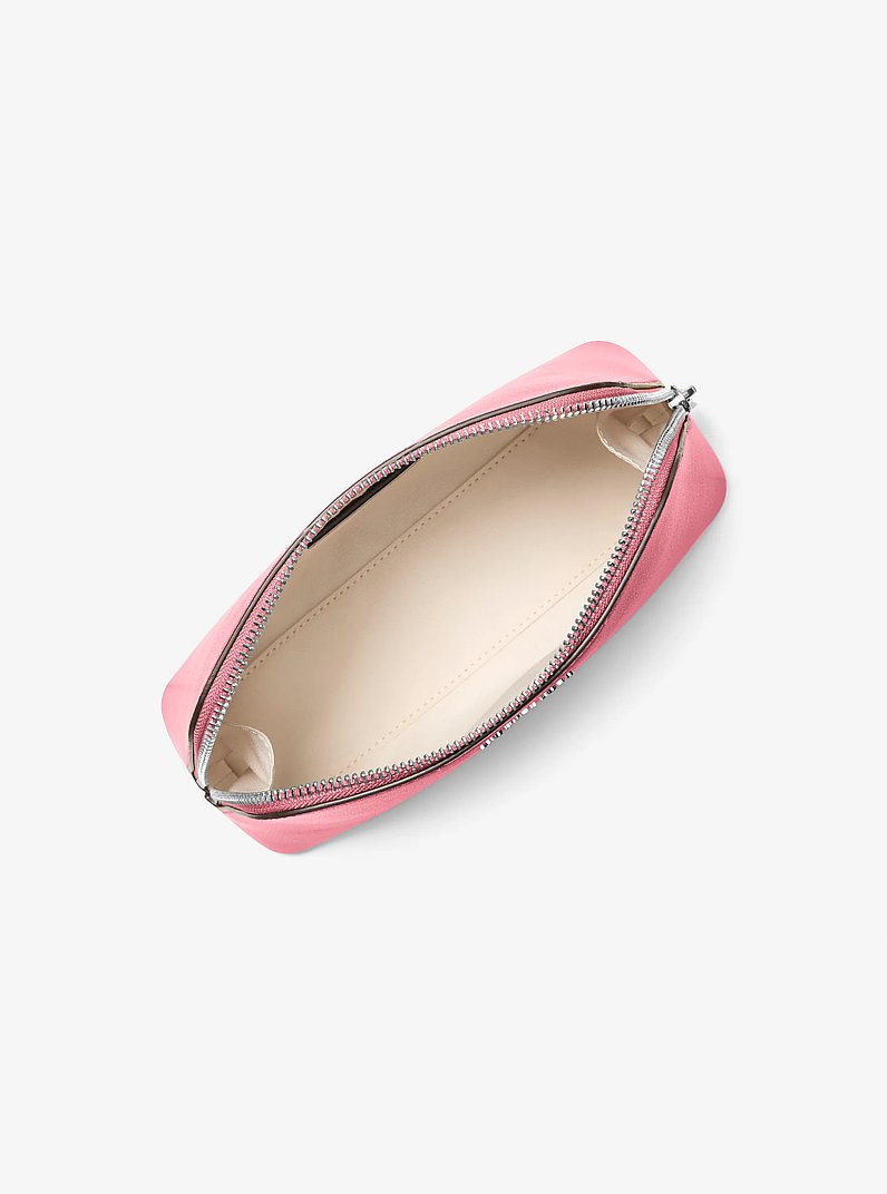 Kulturbeutel Jet Set Medium aus Leder in PALISANDER | Michael Kors