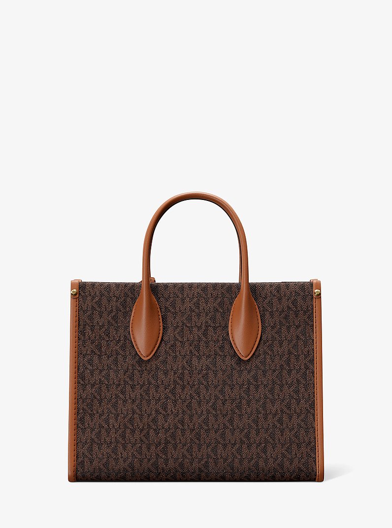 Mirella Small Signature Logo Crossbody Bag in BROWN - Sale