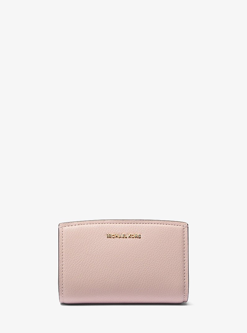 Bryant Medium Pebbled Leather Wallet in SOFT PINK | Michael Kors