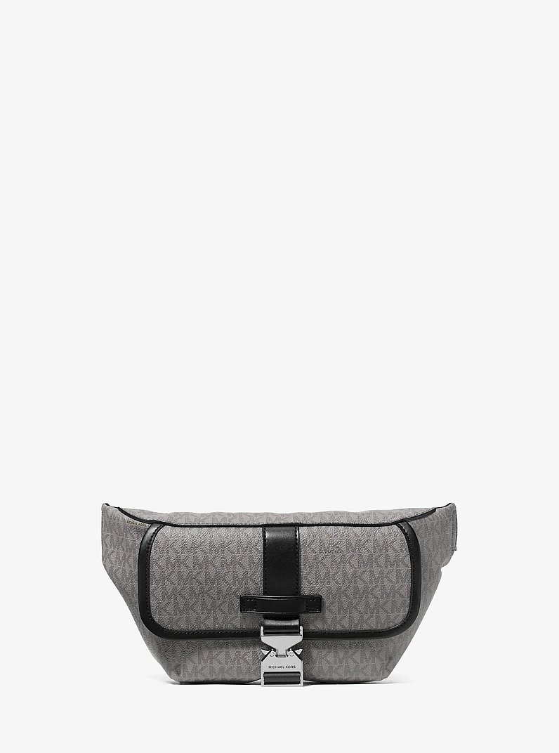 Hudson Signature Logo Sling Pack in STORM | Michael Kors
