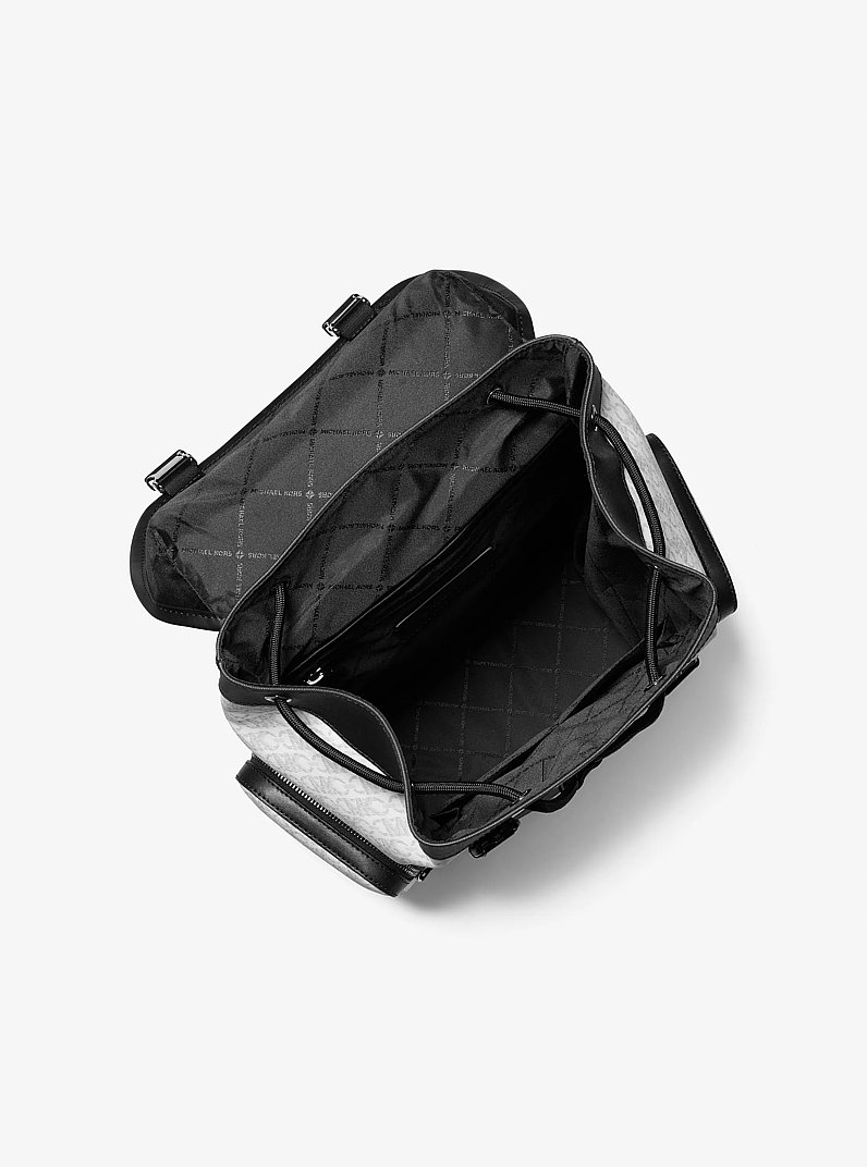 Hudson Empire Monogram Backpack in OPTIC WHITE | Michael Kors