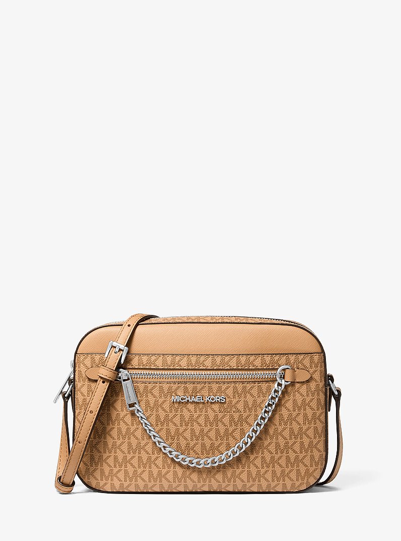 Bandolera Jet Set grande con logotipo exclusivo in MAN&Iacute; | Michael Kors