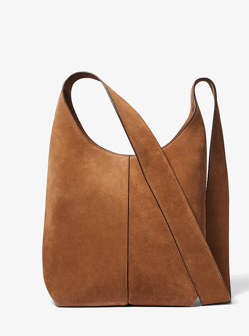 Dede Medium Suede Hobo Bag
