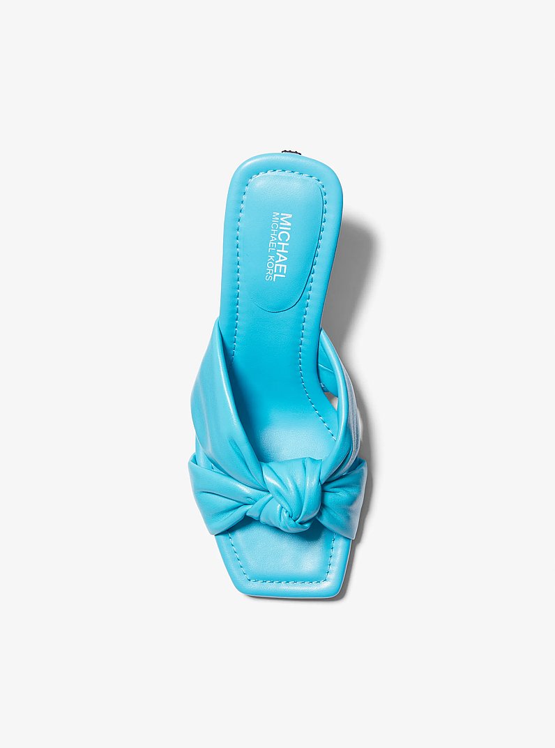 Sandale Elena en cuir in BLEU SANTORIN | Michael Kors