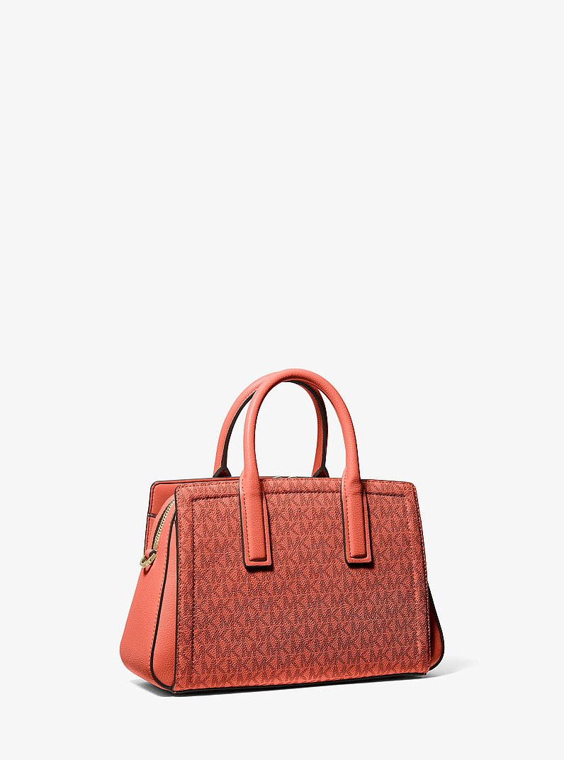 Laila Small Signature Logo Satchel