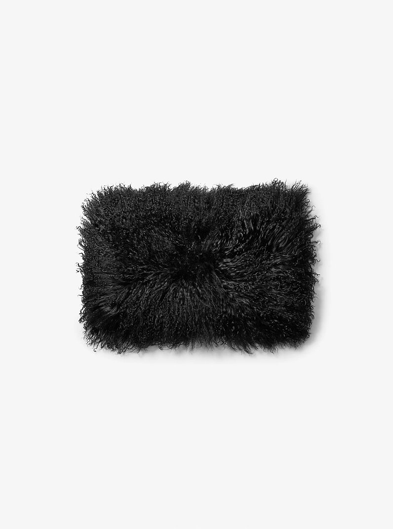 Mongolian Shearling Stole in BLACK | Michael Kors